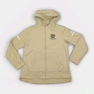 Western Michigan Broncos Womens M‎ Gold ADIDAS Zip TEAM Hoodie Jacket Gymnastics